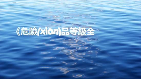 《危險(xiǎn)品等級全解析：降低安全風(fēng)險(xiǎn)，保障生產(chǎn)安全》